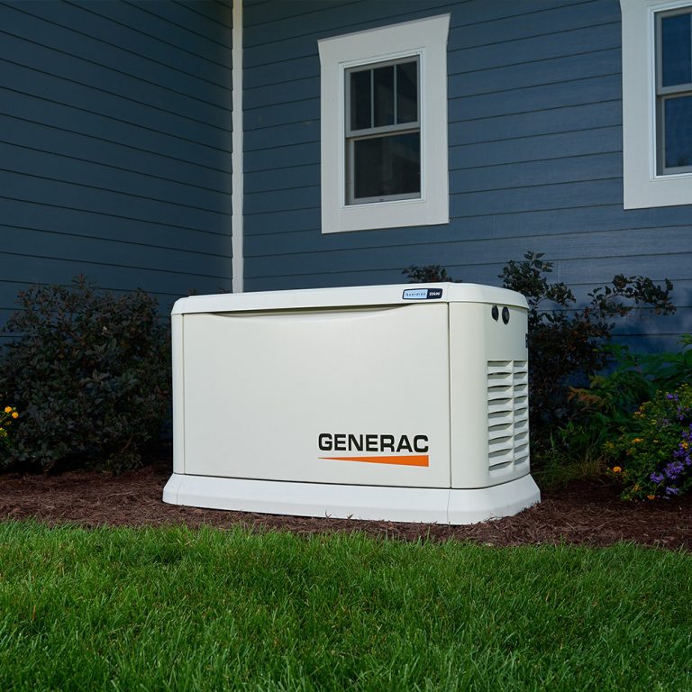 Generac PowerPact 7.5kW Backup Generator with 8circuit Transfer Switch